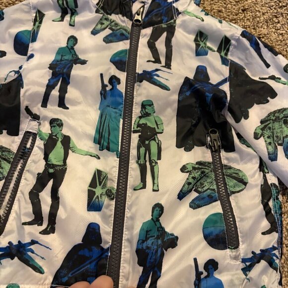 Star Wars x Gap patterned light windbreaker jacket - Picture 2 of 3